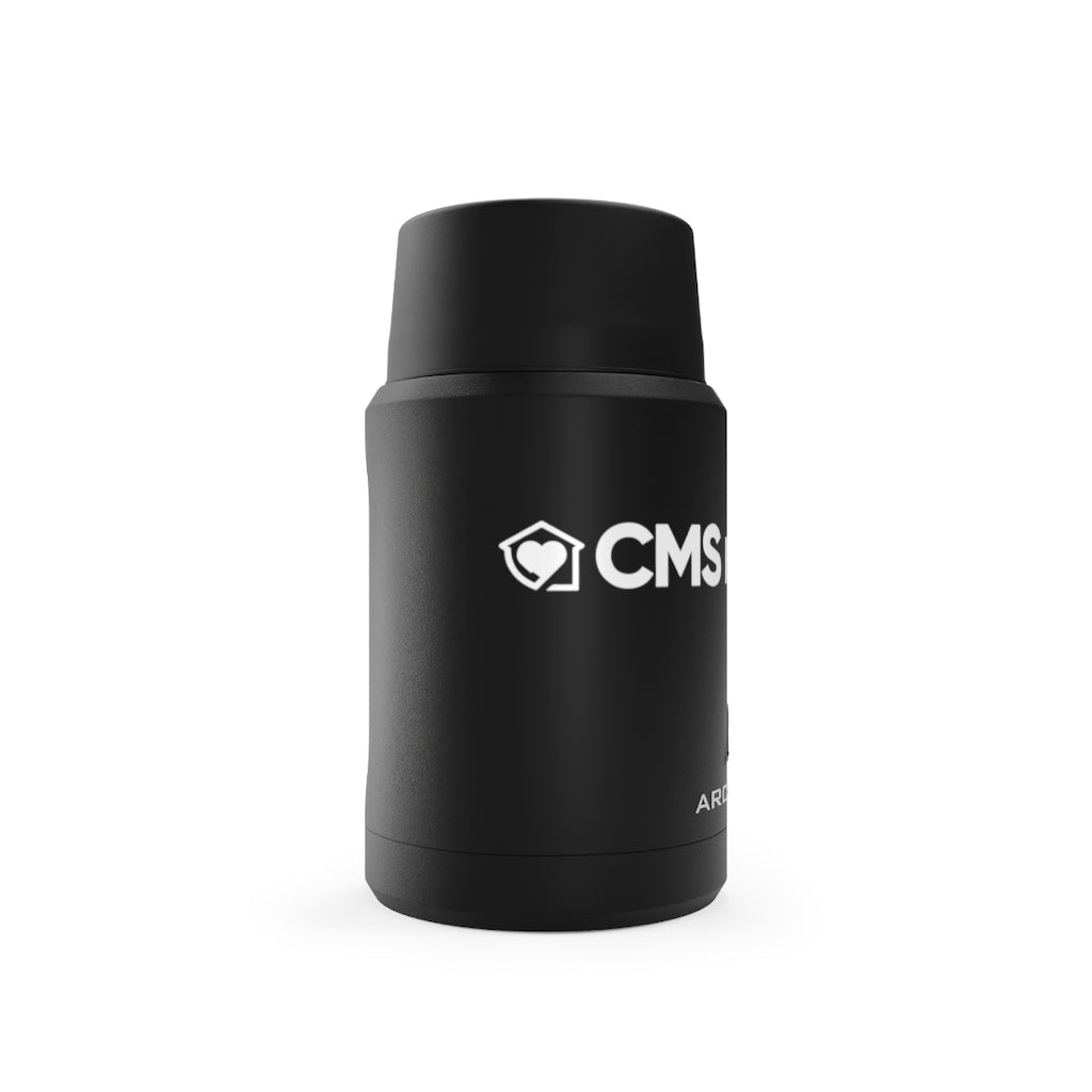 Insulated Food Storage With CMS Mortgage Logo
