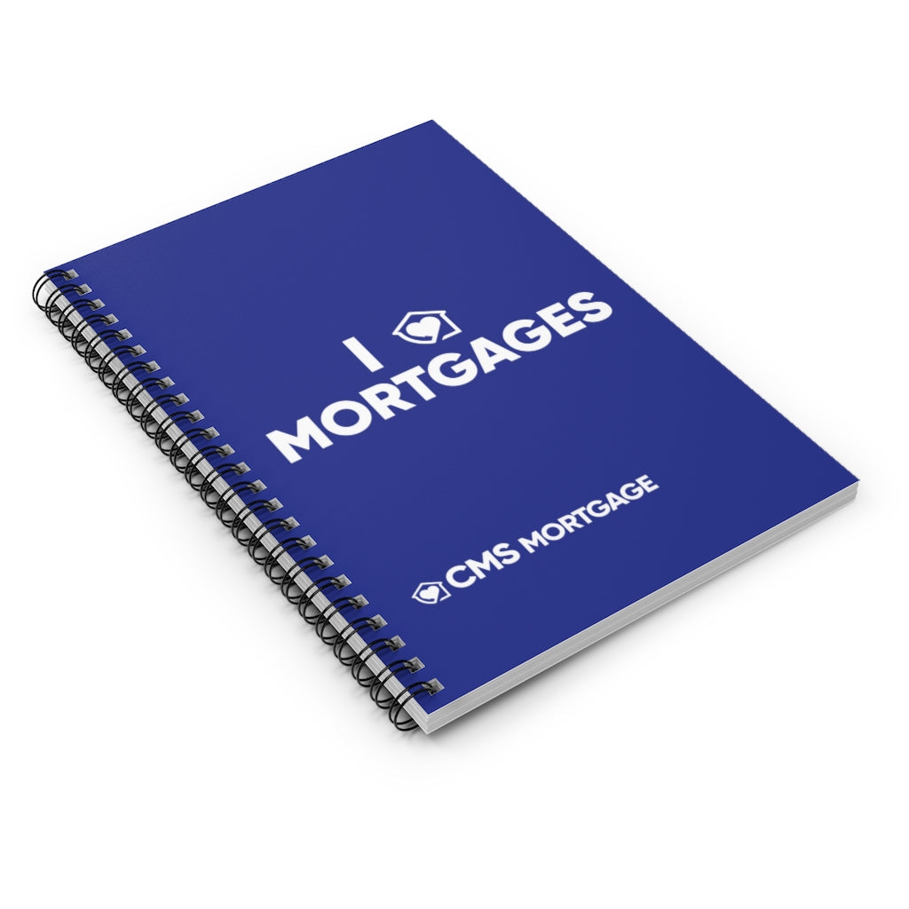 I Heart Mortgages | Spiral Notebook - Ruled Line